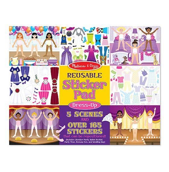 Melissa & Doug - Reusable Sticker Pad, Dress-Up