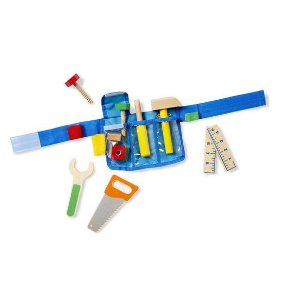 Melissa & Doug - Deluxe Wooden Tool Belt Set