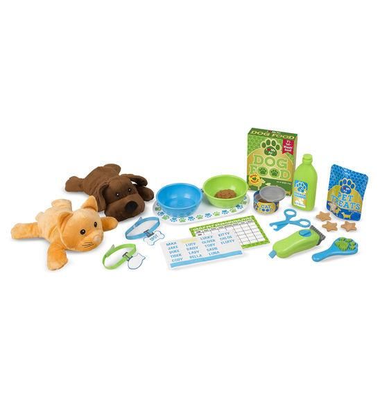 Melissa & Doug - Feeding & Grooming Pet Care Play Set