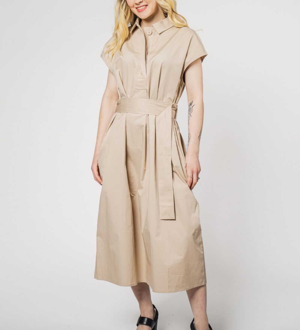 Shirt Dress Khaki