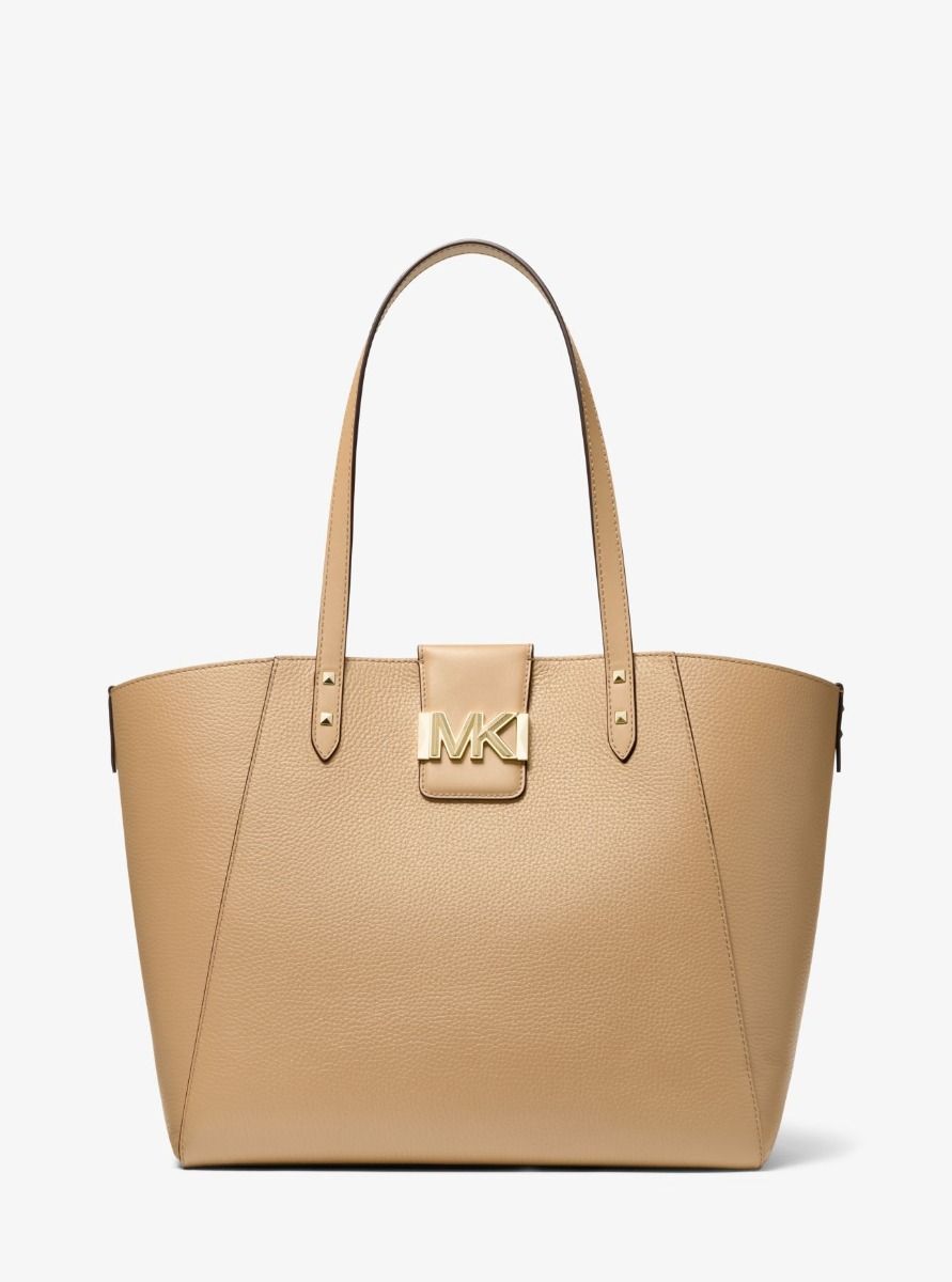 Karlie Large Pebbled Leather Tote Bag