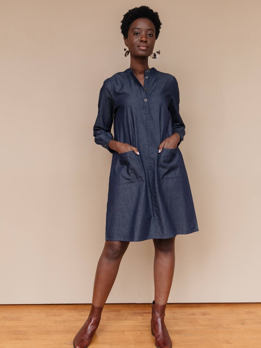 Ranji Denim Dress Blue