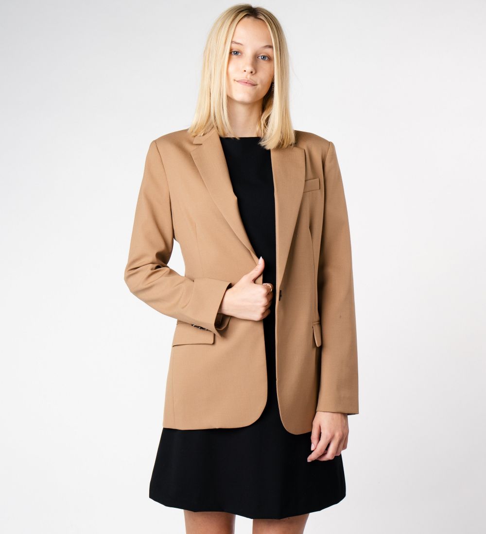 Wool Blazer Khaki