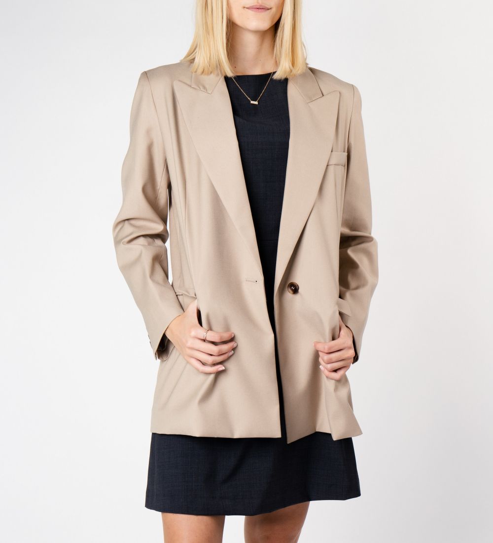 Wool Blazer Beige