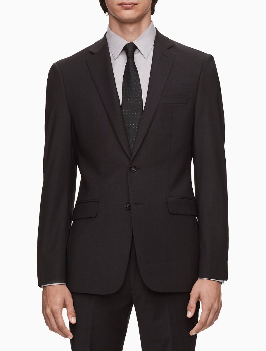 Slim Fit Charcoal Jacket