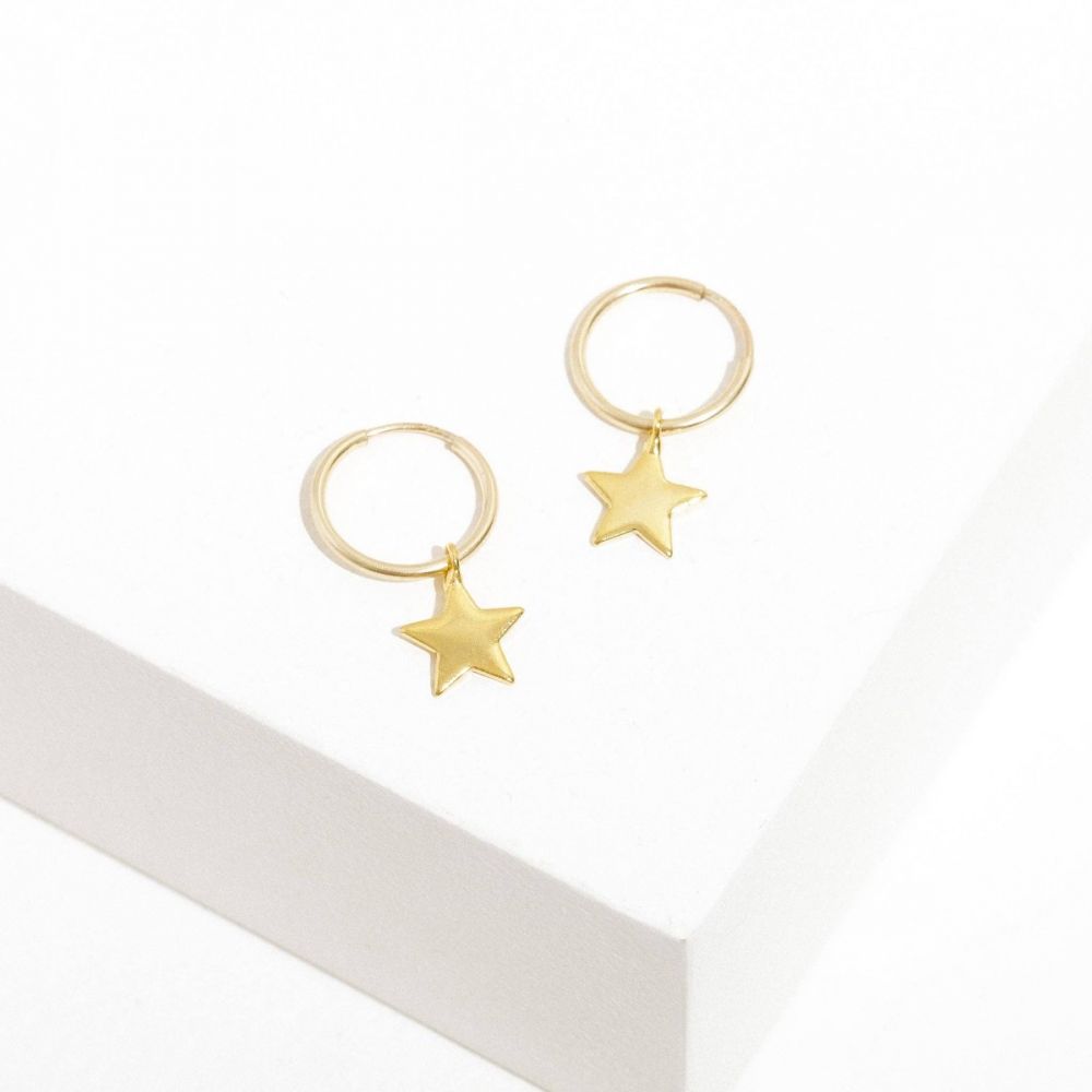 Star Charm Earrings