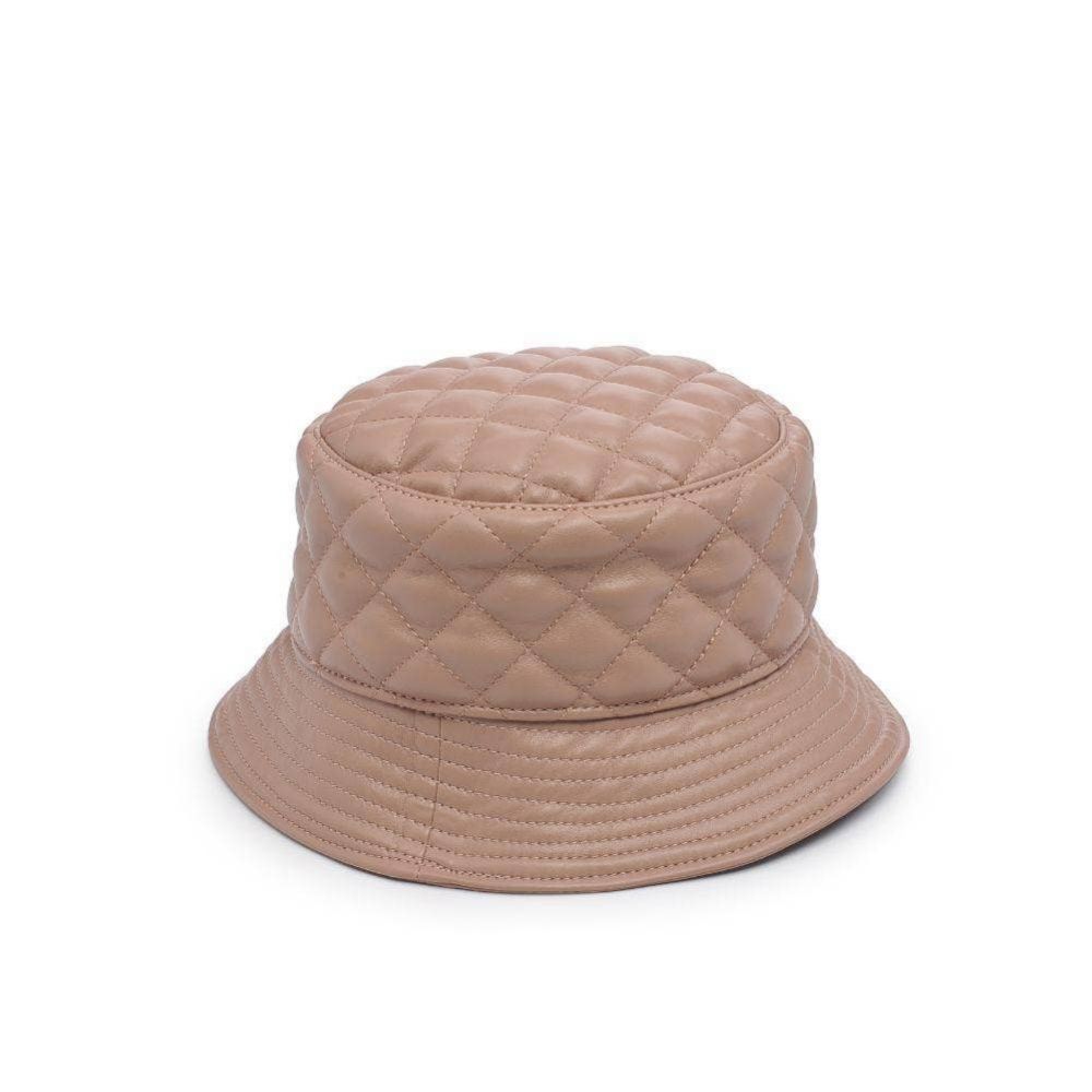 Quilted Vegan Leather Bucket Hat