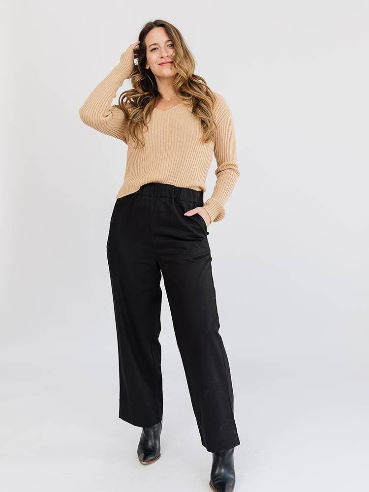 Rosie Pant Black Denim