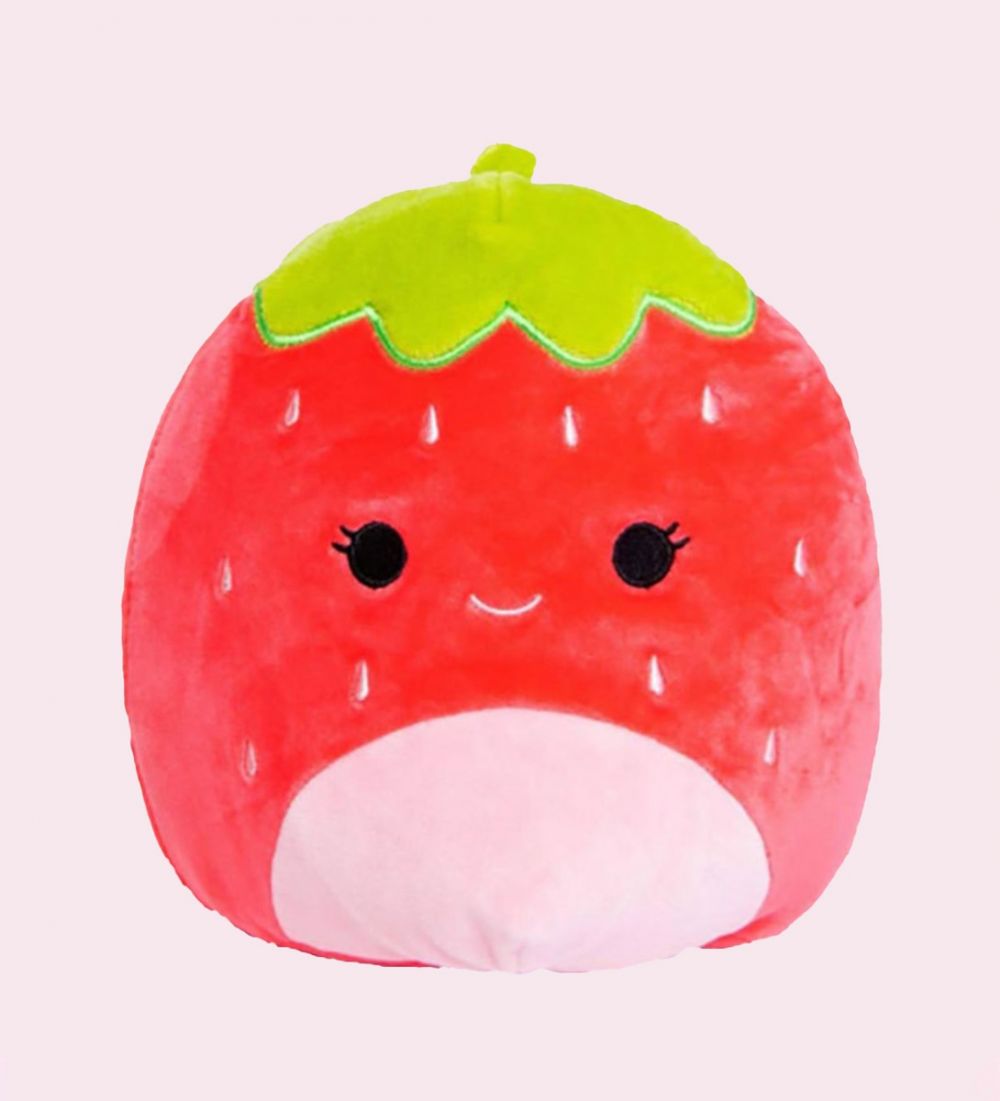 LEEZ Cartoon Plush Toy Doll Pillow - Strawberry