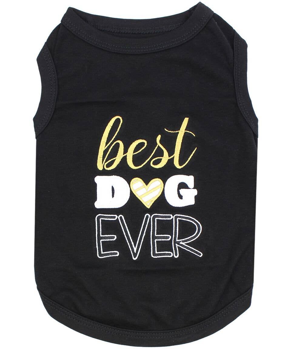 Best Dog Ever Dog T-Shirt - Parisian Pet