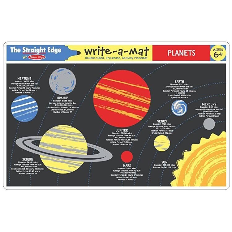 Melissa & Doug - Planets Write-A-Mat