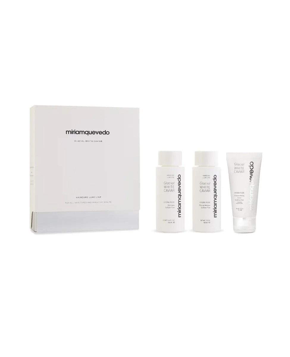 MIRIAM QUEVEDO Glacial White Caviar Global Rejuvenation Set 2X100ML + 1X50ML