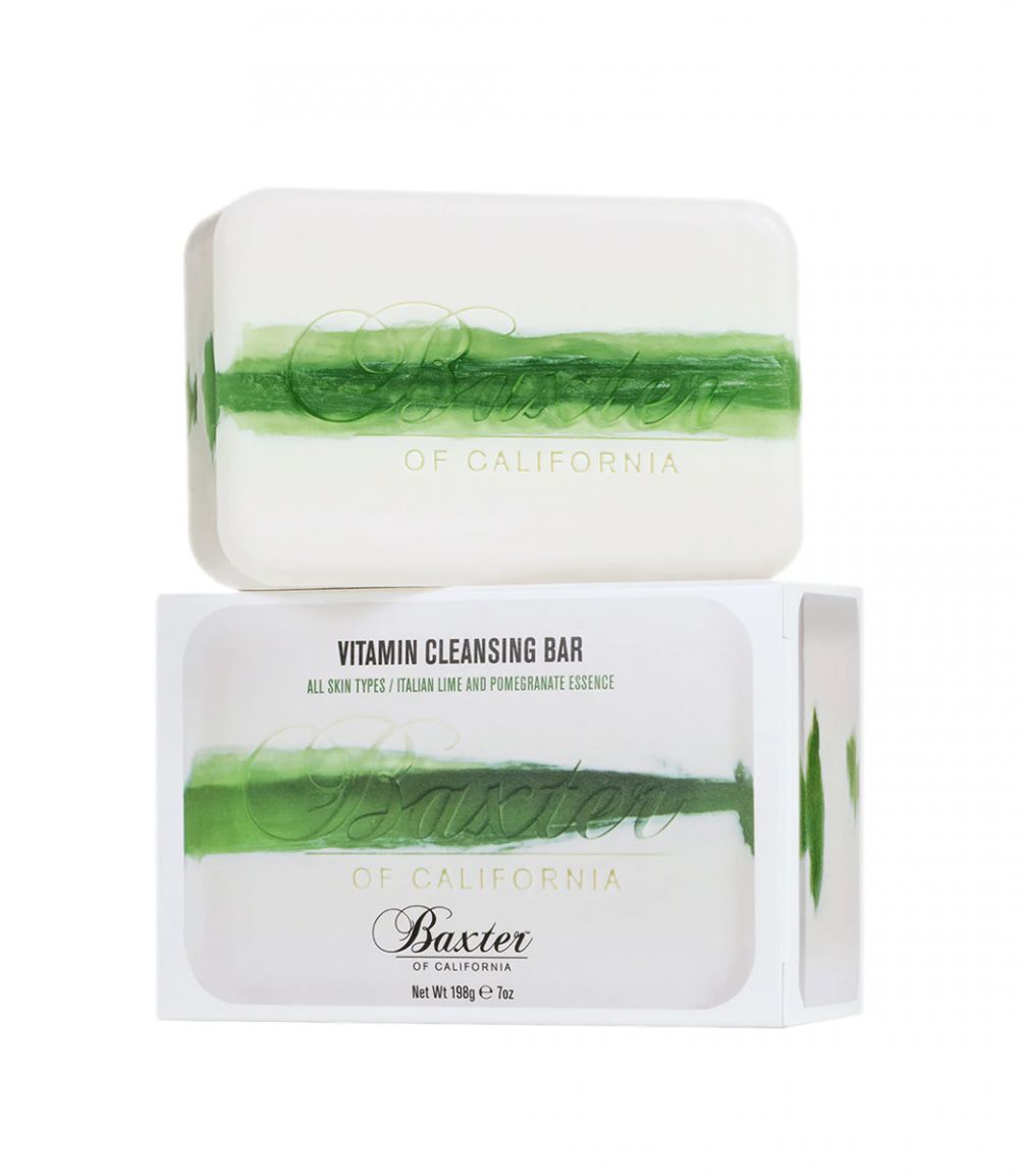 VITAMIN CLEANSING BAR Italian Lime and Pomegranate Essence