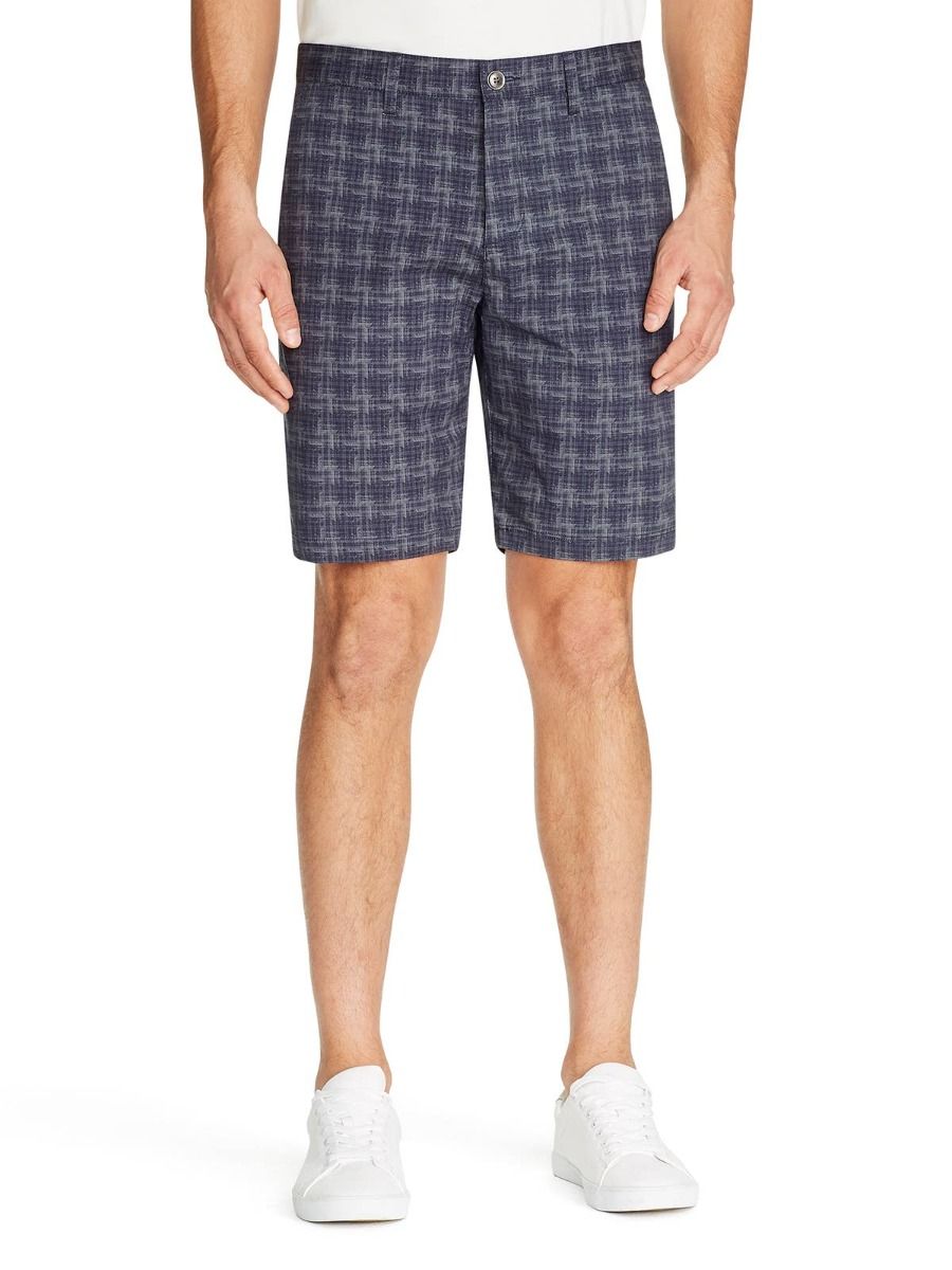 Rope Plaid Tristen Shorts - Navy/Green