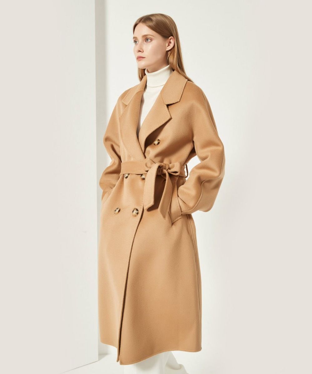 Double-breasted Cashmere Coat