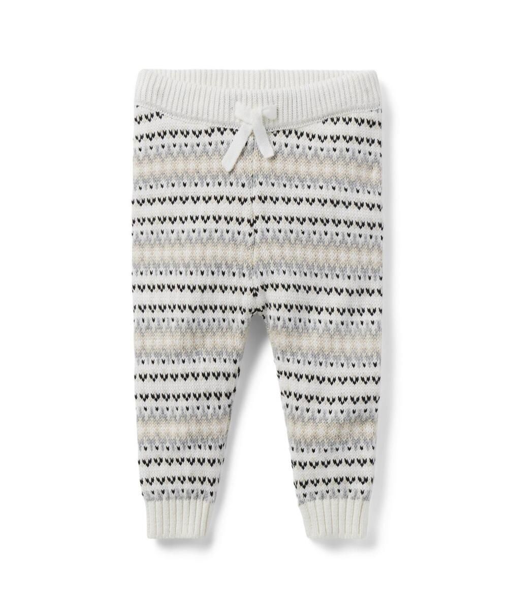 BABY FAIR ISLE SWEATER JOGGER