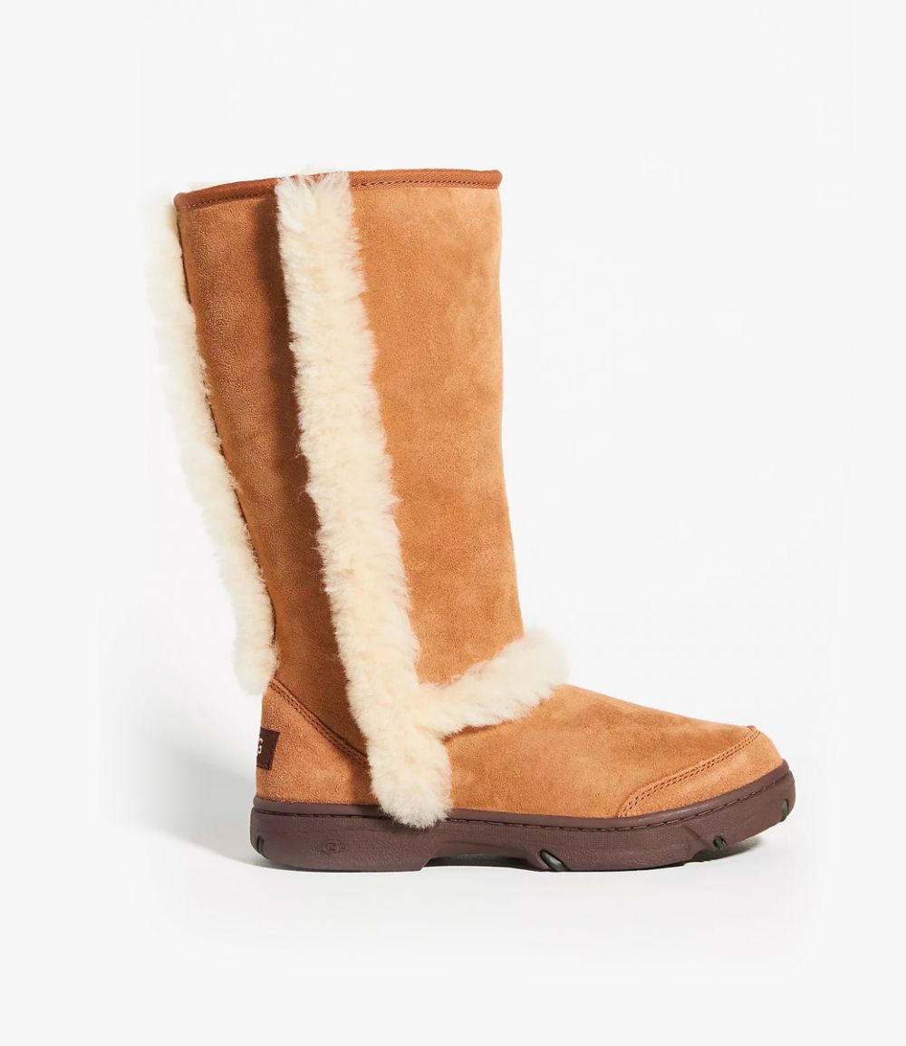 UGG Women Boots Sundance Waterproof 1017511 - CHESTNUT / 11