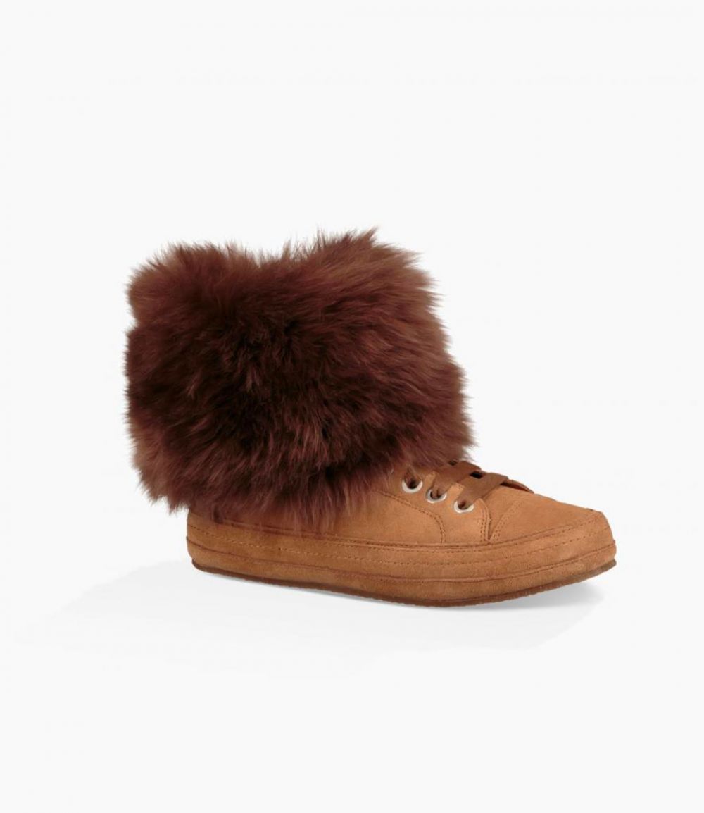 UGG Women ANTOINE FUR 1019110 - Chestnut