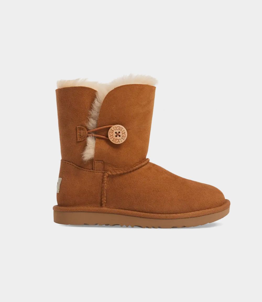 UGG Kid's Bailey Button II - Chestnut - CHESTNUT / 11