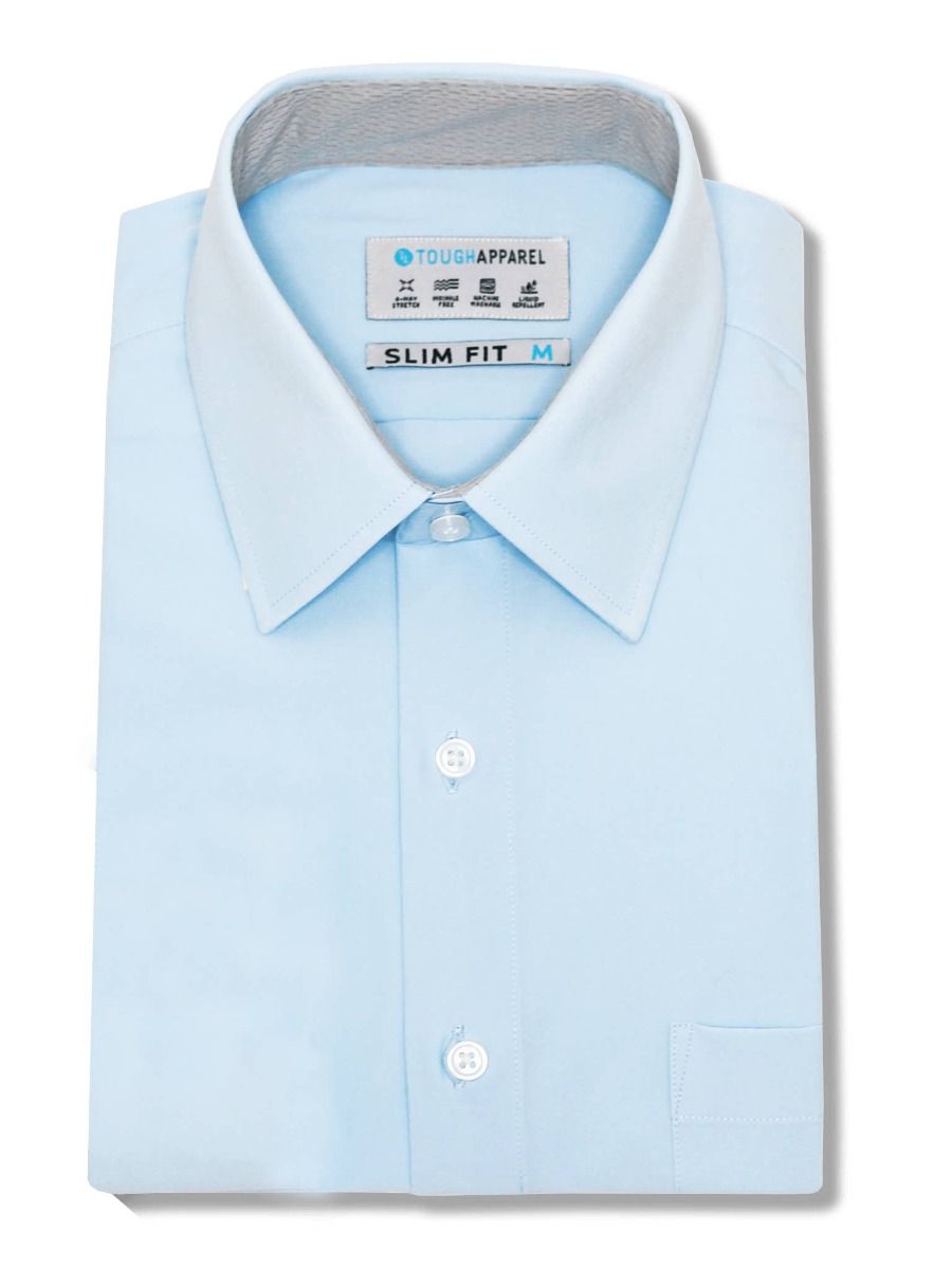 Blue Hustle Dress Shirt - Short Sleeve