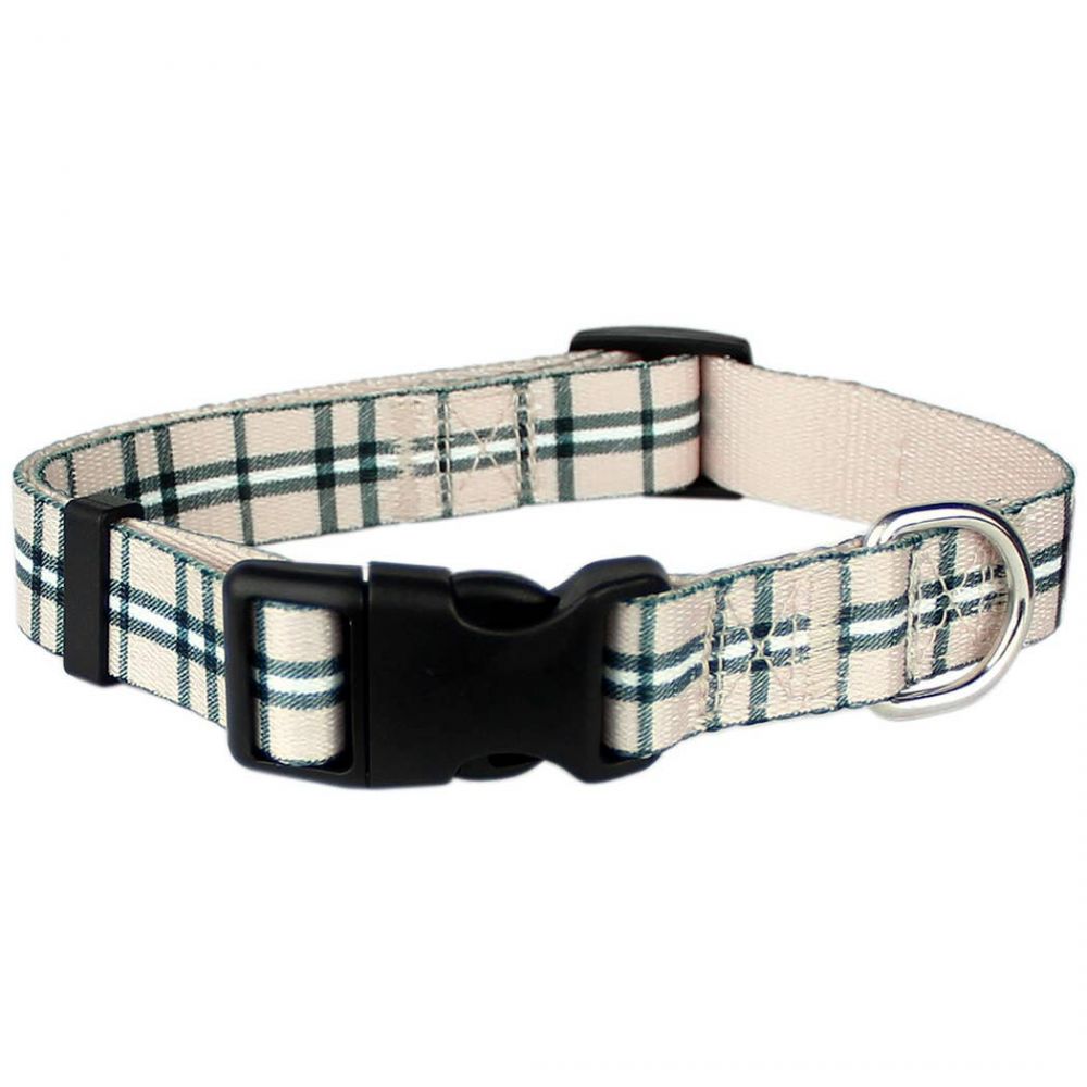 Scottish Plaid Collar, Khaki