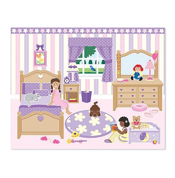 Melissa & Doug - Reusable Sticker Pad, Play House!