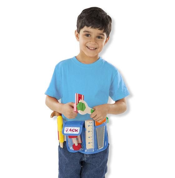 Melissa & Doug - Deluxe Wooden Tool Belt Set