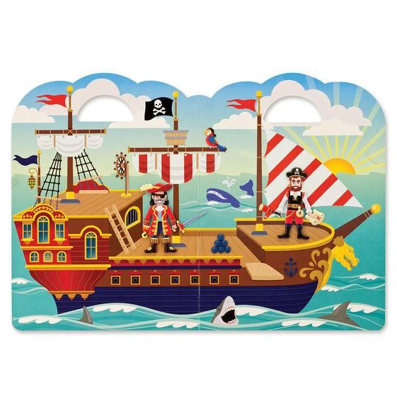 Melissa & Doug - Puffy Stickers Play Set, Pirate