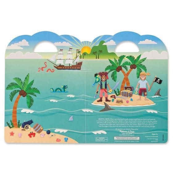 Melissa & Doug - Puffy Stickers Play Set, Pirate
