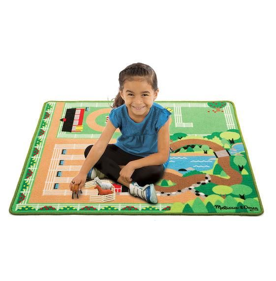 Melissa & Doug - Round the Ranch Horse Rug