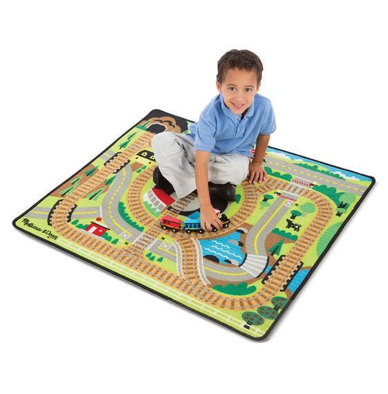 Melissa & Doug - Round the Rails Train Rug