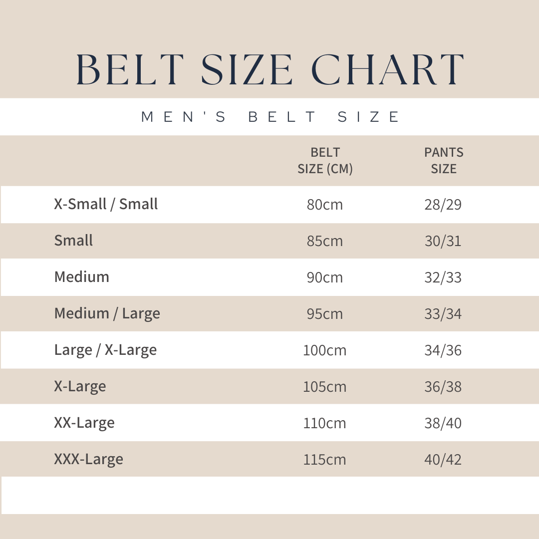 Men's Full Grain Silver Buckle Leather Belt