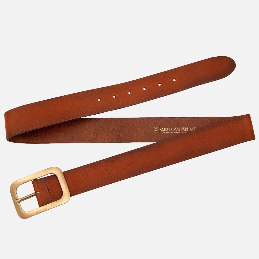 Statement Buckle Classic Leather Belt - 40037 Jodi