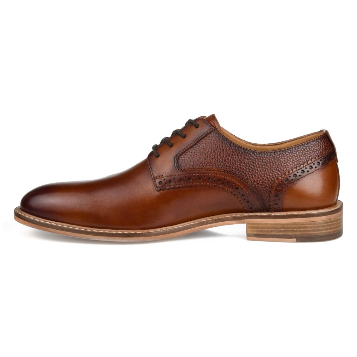 Clayton Plain Toe Brogue Derby