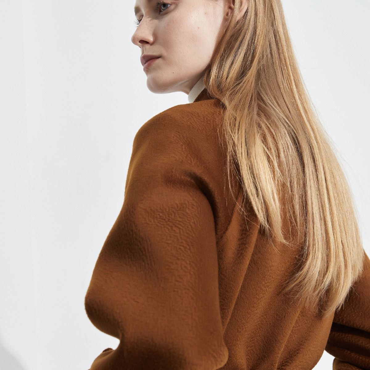 The Classic Wrap Coat - Dark Tobacco