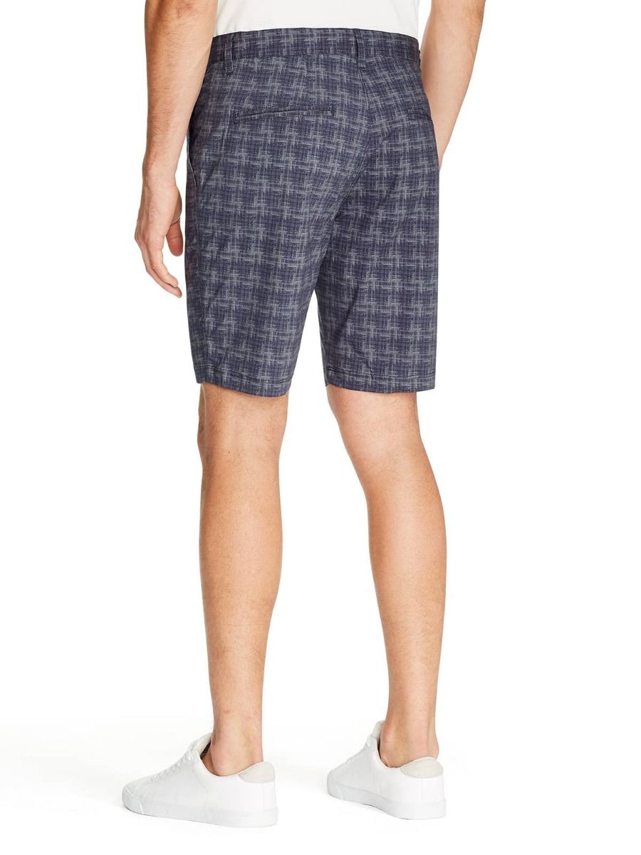 Rope Plaid Tristen Shorts - Navy/Green