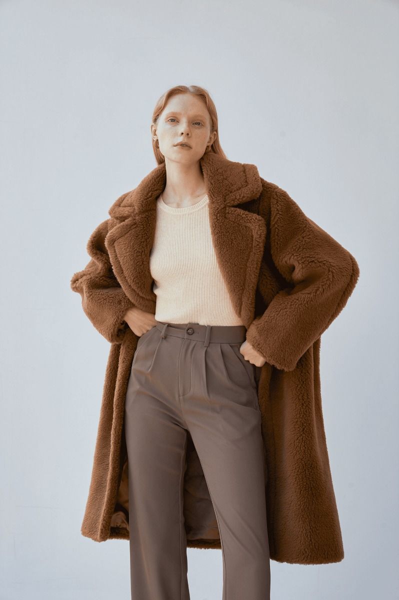The Teddy Coat - Camel