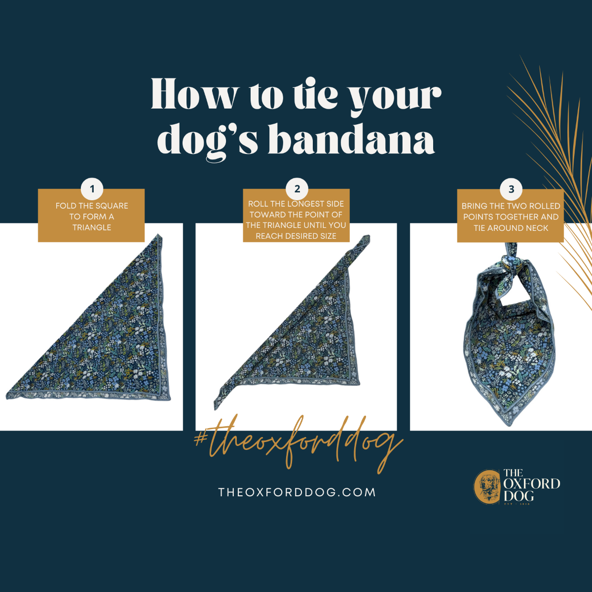 Dog Bandana | Pet Accessories | Oxford Dog