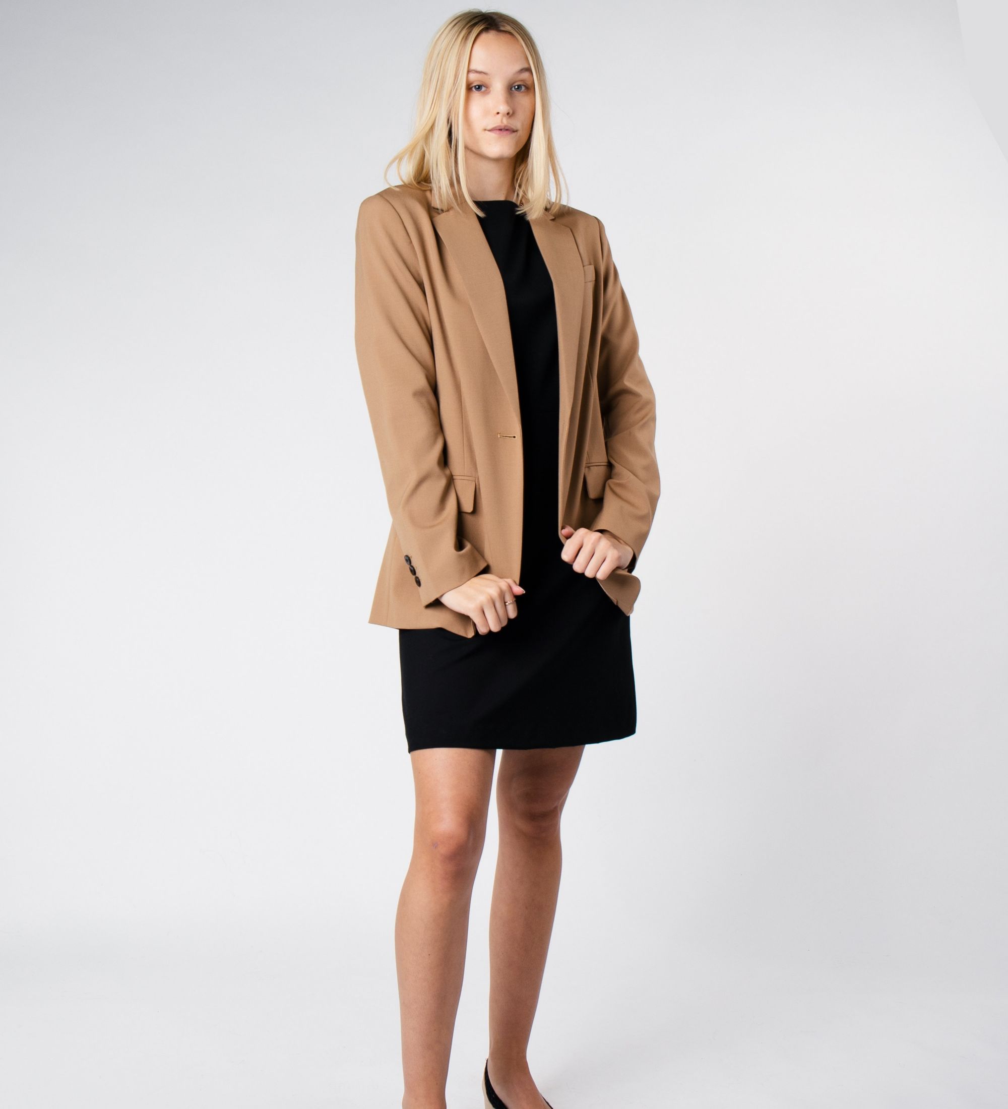 Wool Blazer Khaki