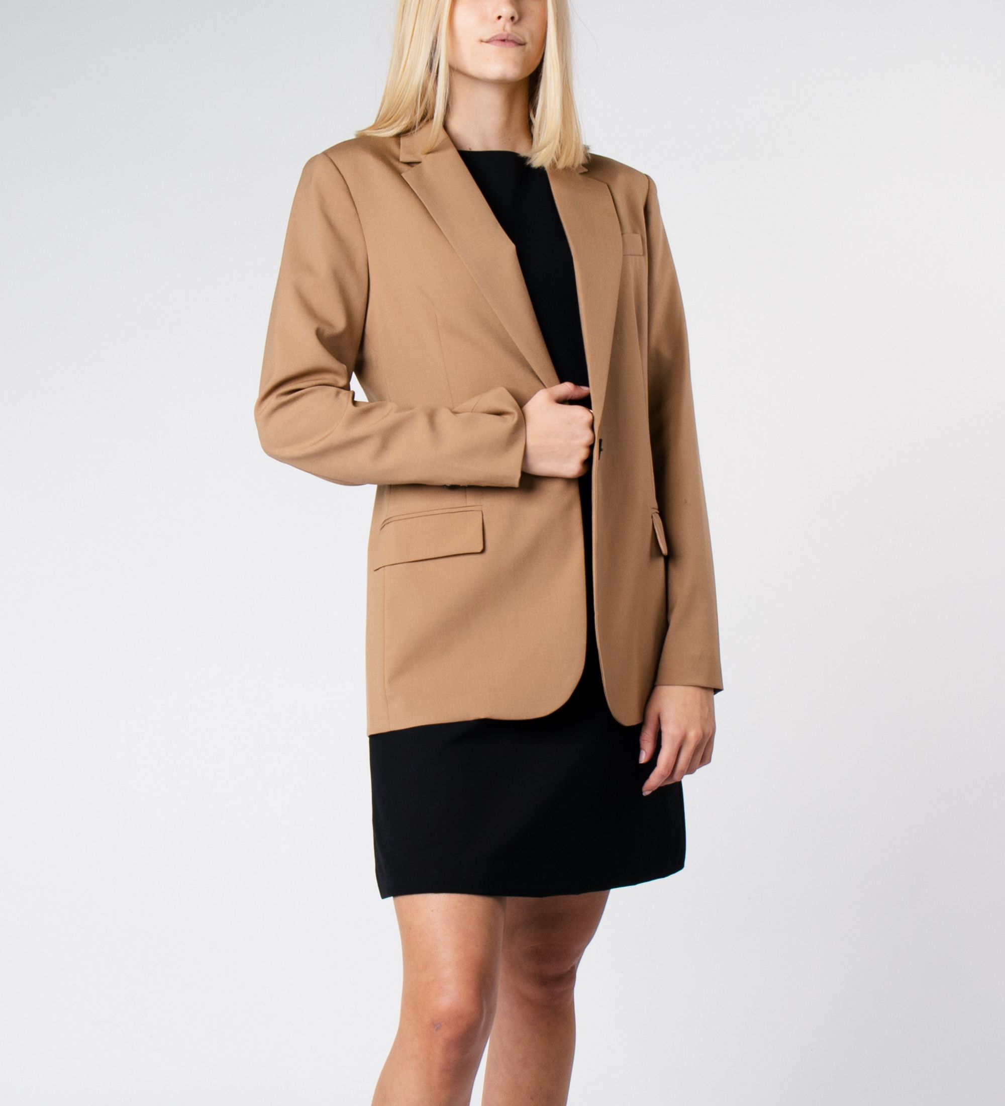 Wool Blazer Khaki