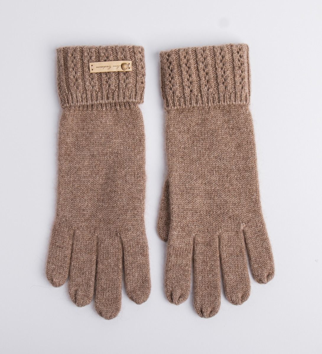 LEEZ Women Cashmere Folded Cuffs Knit Gloves - 4 Pack