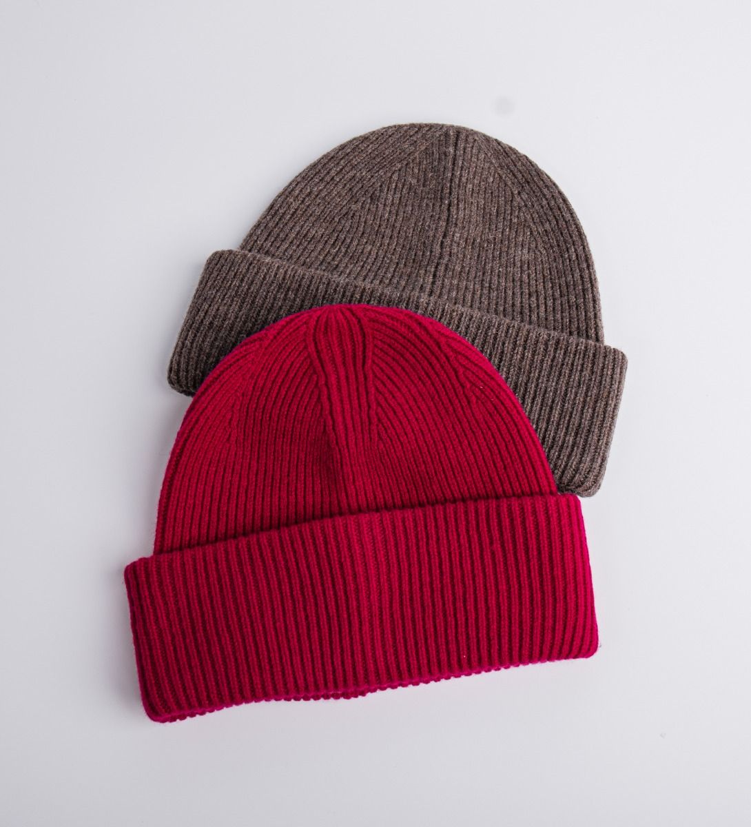 LEEZ Women Wool Knit Striped Beanie - 4 Pack