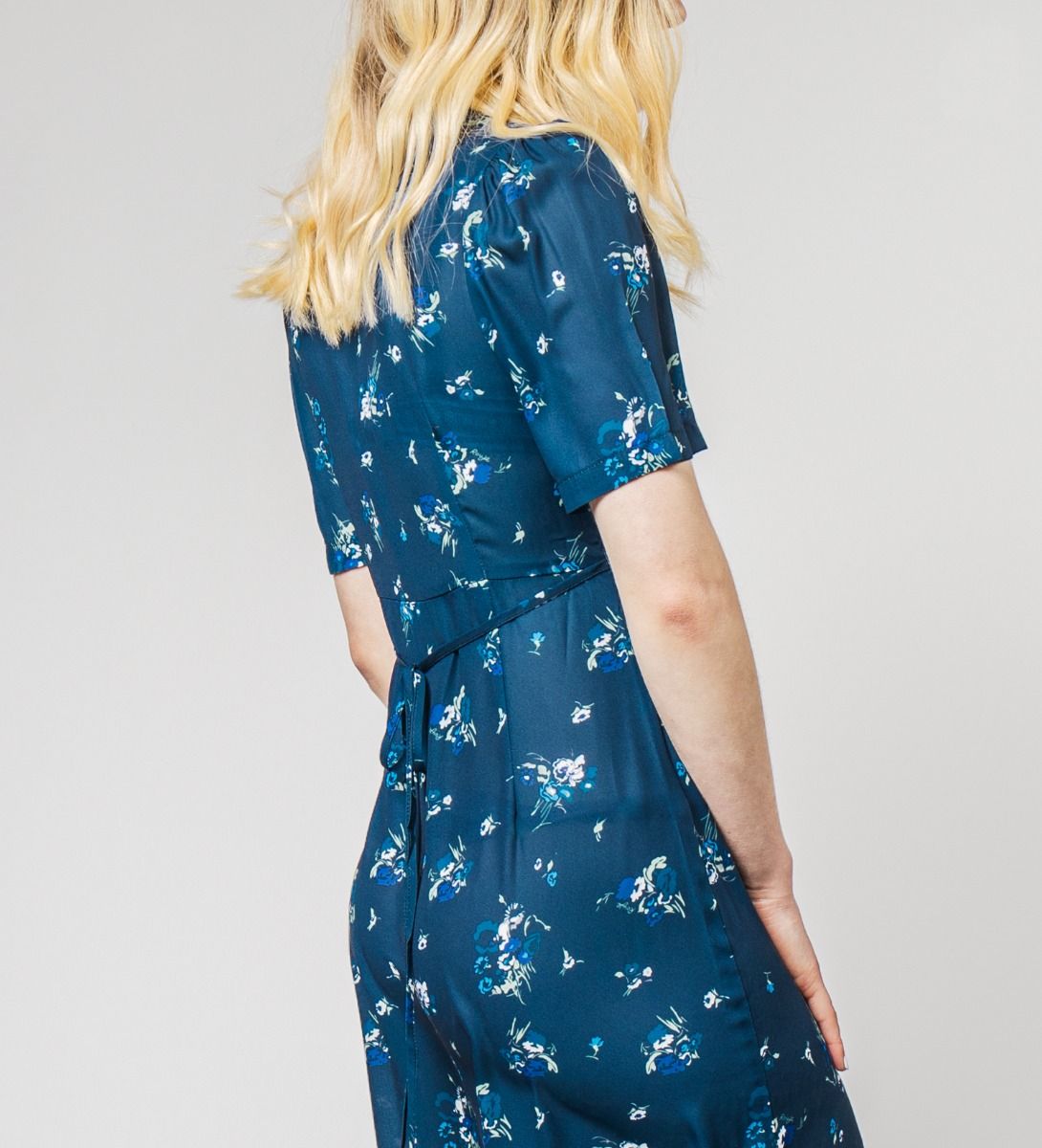 Floral Print Dress Navy
