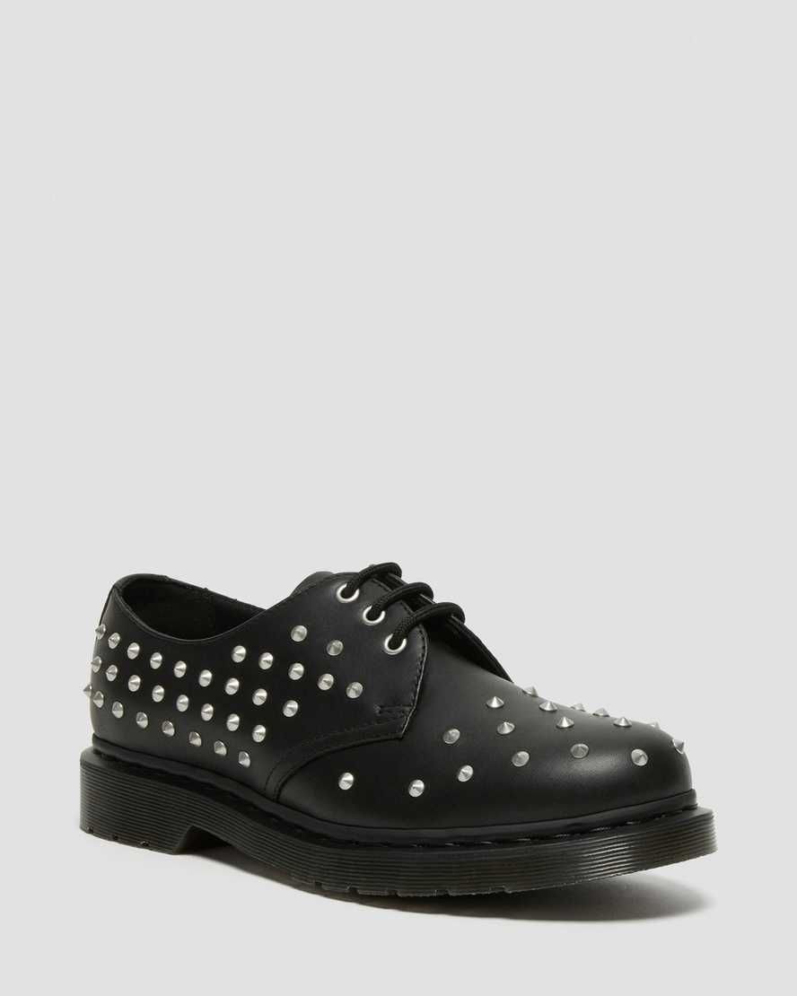 1461 STUD WANAMA LEATHER OXFORD SHOES