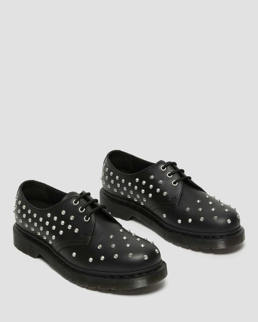 1461 STUD WANAMA LEATHER OXFORD SHOES