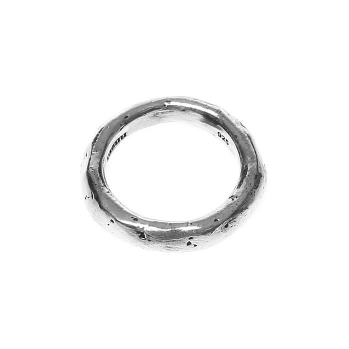 24/7 silver rough antique ring
