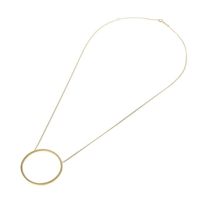 24/7 silver hoop necklace