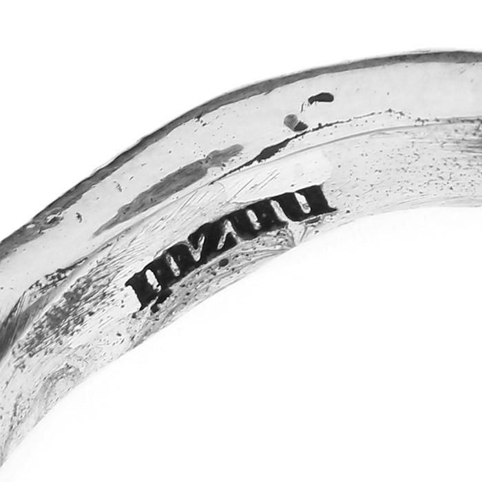 24/7 silver rough antique ring