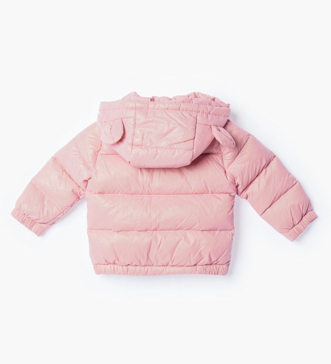 LEEZ Baby Down Jacket Hoodie Coat Winter Warm Outerwear Pink