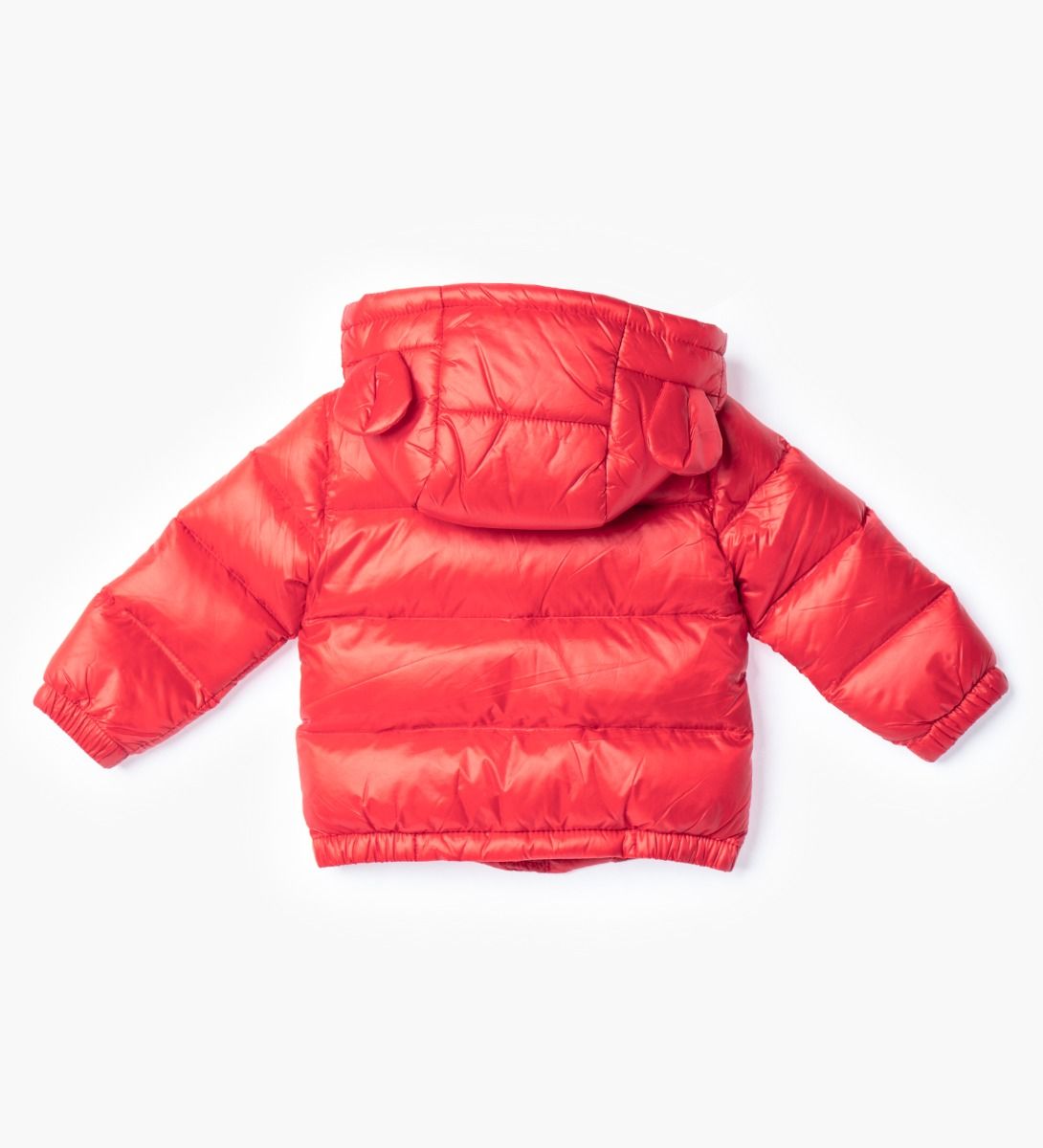 LEEZ Baby Down Jacket Hoodie Coat Winter Warm Outerwear Red